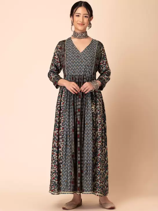 Ethnic Printed Maxi Dress - image 6