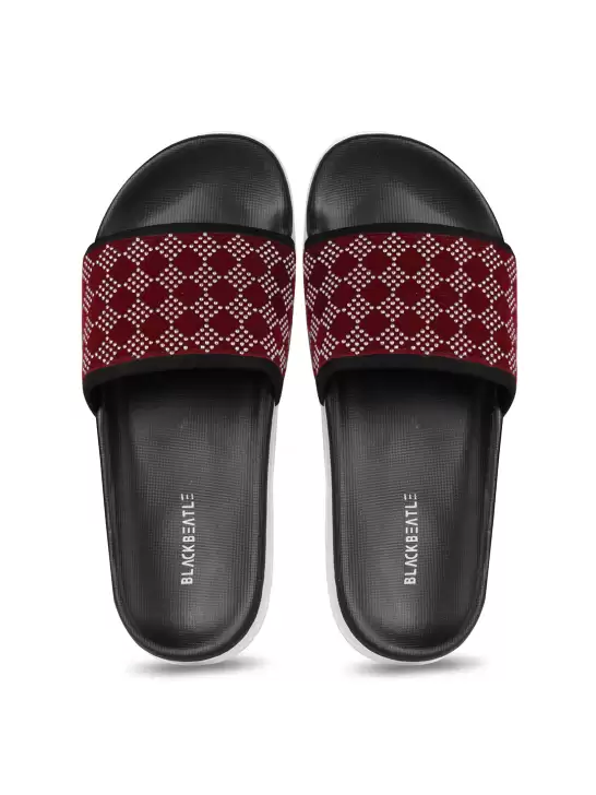 Women Embellished Sliders - image 6