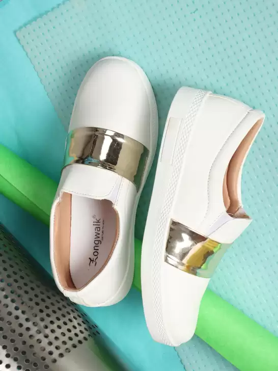 Women Colourblocked Slip-On Sneakers - image 6