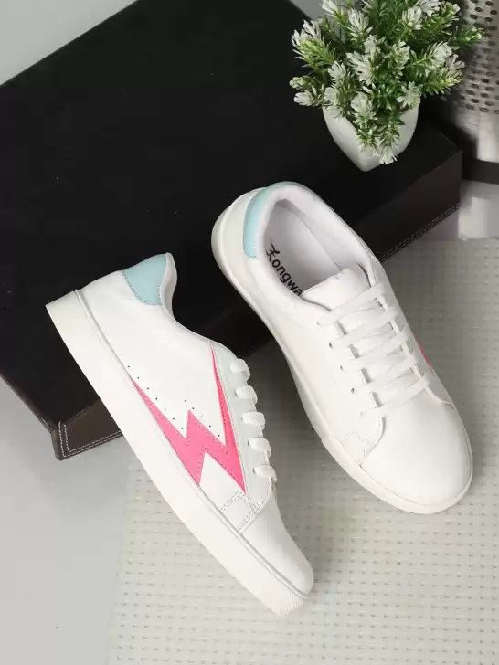 Women Woven Design Sneakers - image 6