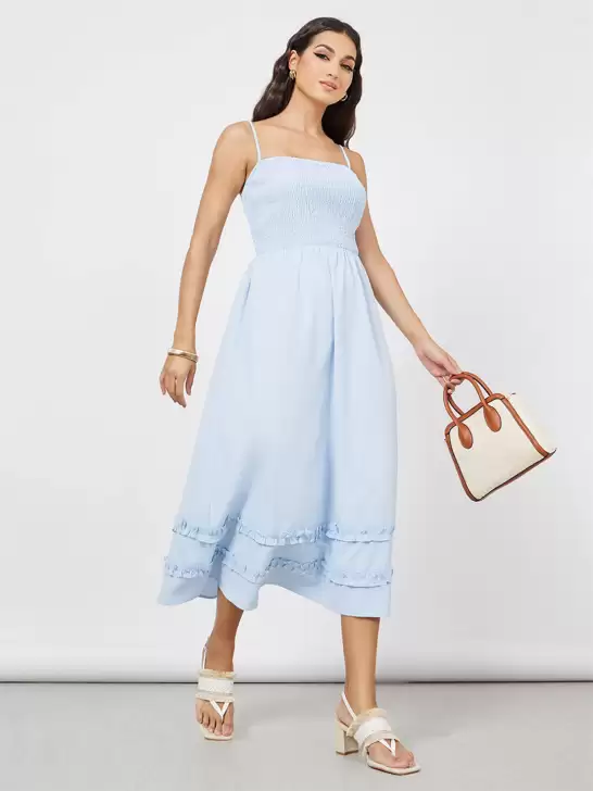 Fit & Flare Midi Dress - image 6