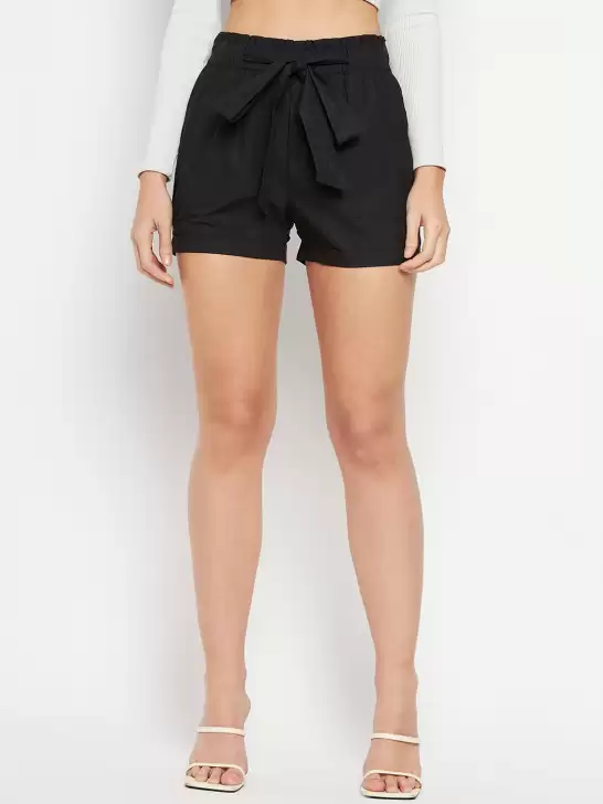 Women Mid Rise Cotton Shorts - image 6