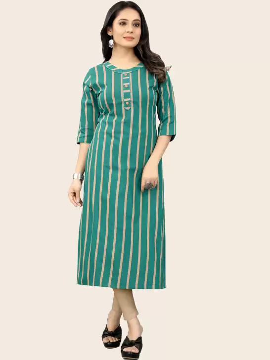 Women Striped Kurta - image 6