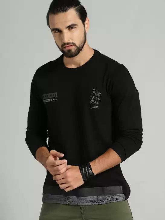 Printed Round Neck T-shirt - image 6