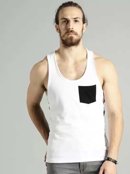 Time Travlr Sleveless Pure Cotton T-shirt - image 6