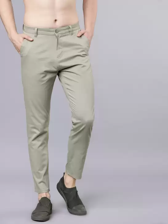 Men Tapered Fit Chinos - image 6