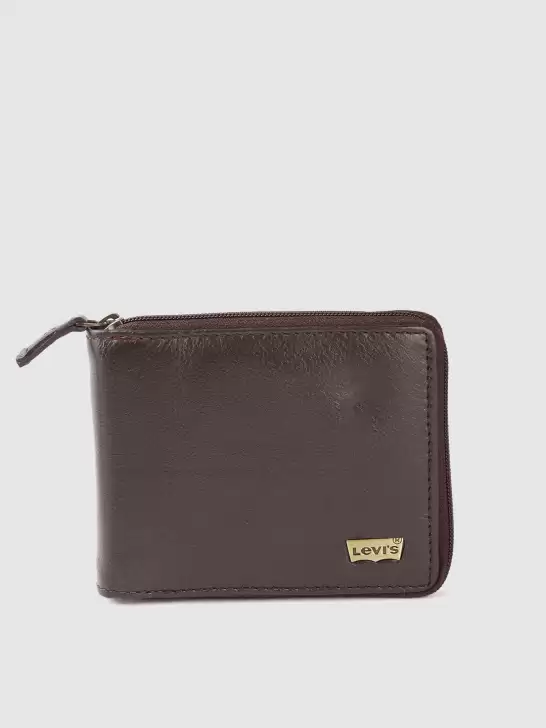 Men Textured Zip Around Wallet - image 6