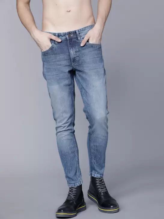 Men Tapered Fit Jeans - image 6