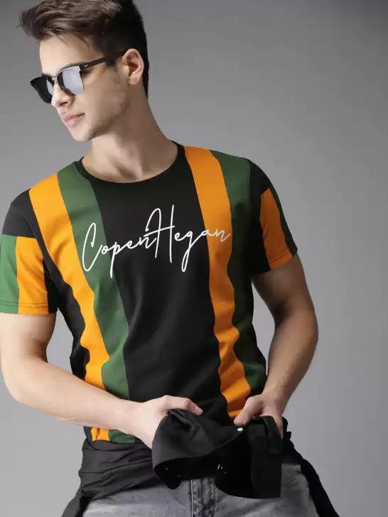 Striped Round Neck T-shirt - image 6