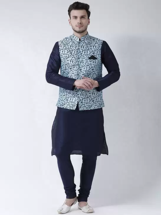 Men Solid Kurta Set - image 6