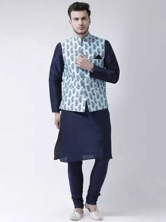 Men Solid Kurta Set - image 6