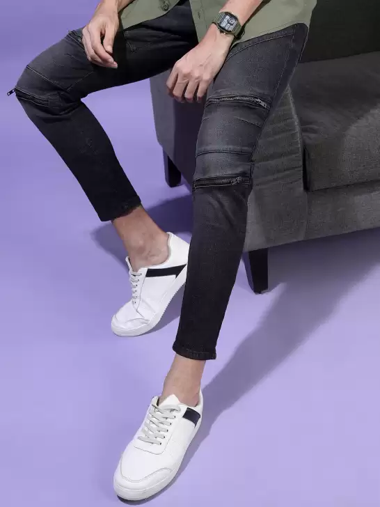 Men Tapered Fit Jeans - image 6