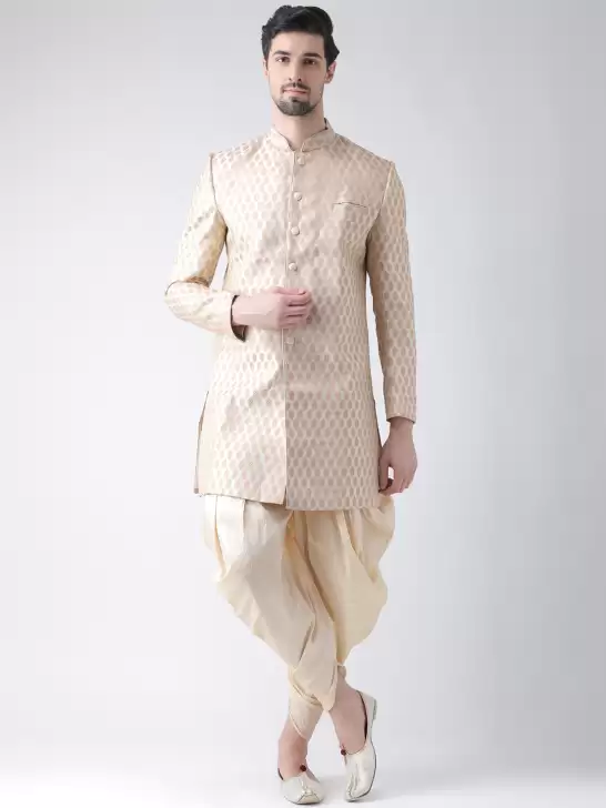 Men Sherwani With Dhoti Pants - image 6