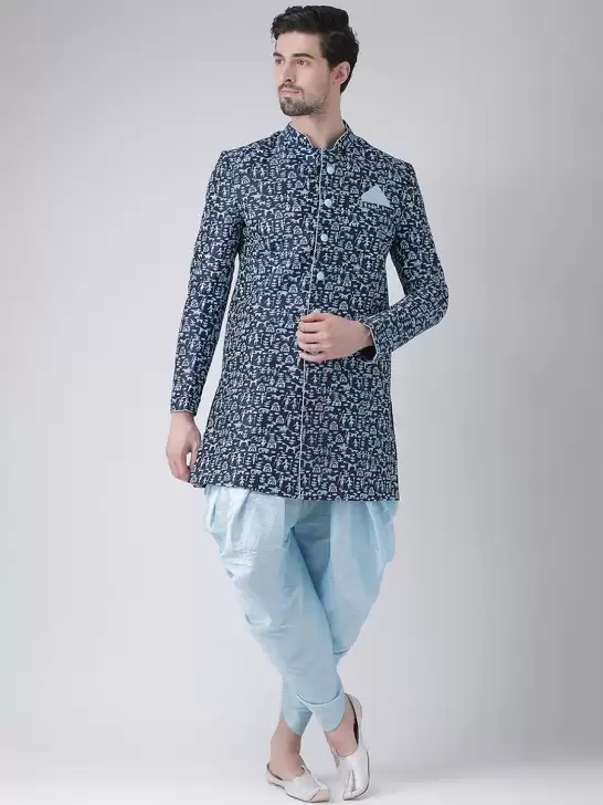 Men Sherwani With Dhoti Pants - image 6