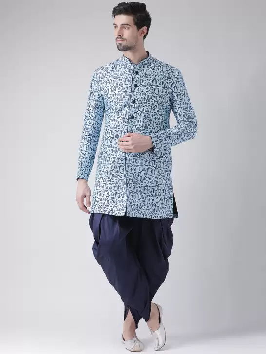 Men Sherwani With Dhoti Pants - image 6