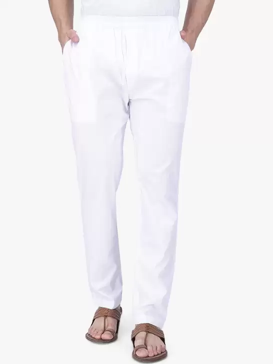 Men Solid Narrow Cut Pyjamas - image 7