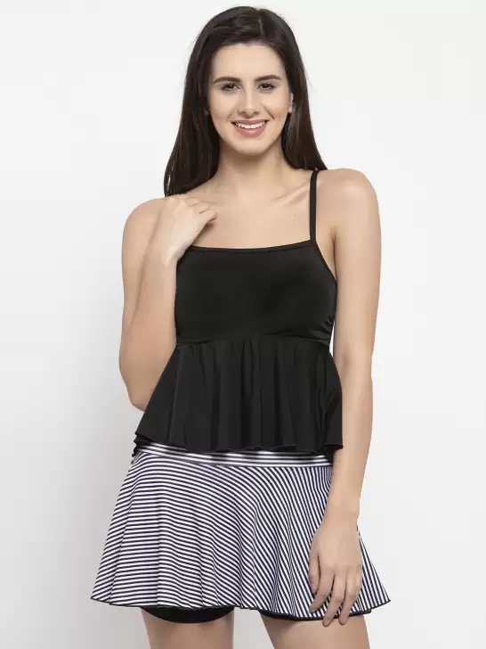 Women Striped Swim Set - image 6