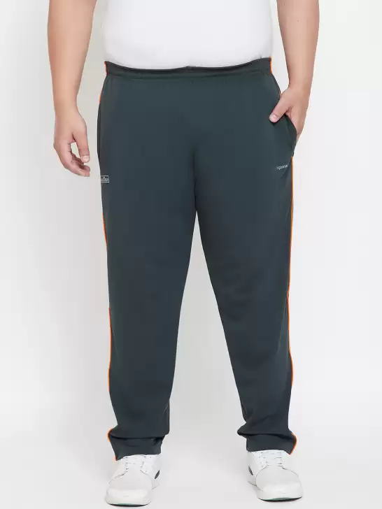 Plus Size Men Solid Straight-Fit Track Pants - image 6