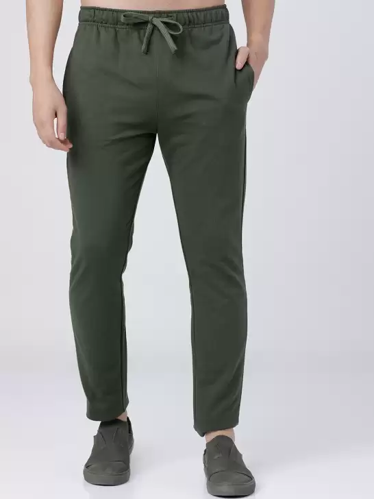 Men Solid Slim-Fit Track Pants - image 6