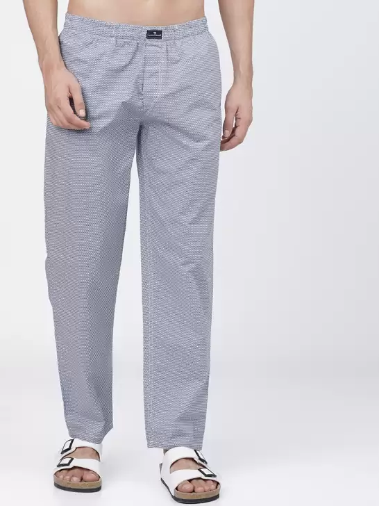 Men Checked Cotton Lounge Pants - image 6