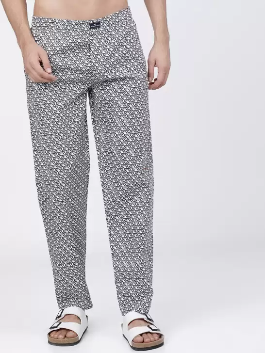 Men Printed Cotton Lounge Pants - image 6