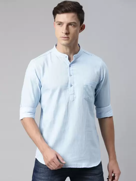 Men Cotton Short Kurta - image 6