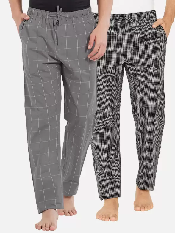 Men Pack Of 2 Super Combed Cotton Lounge Pants - image 7