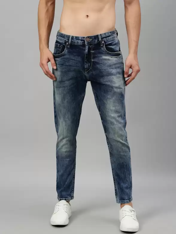 Men Slim Tapered Fit Jeans - image 7