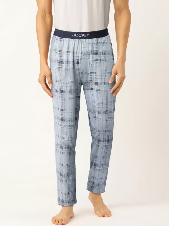 Men Checked Lounge Pants - image 7