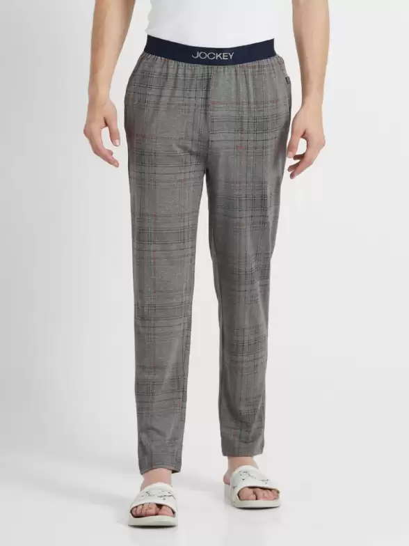 Men Checked Lounge Pants - image 7