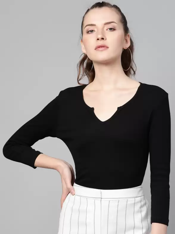 Ribbed T-shirt - image 7