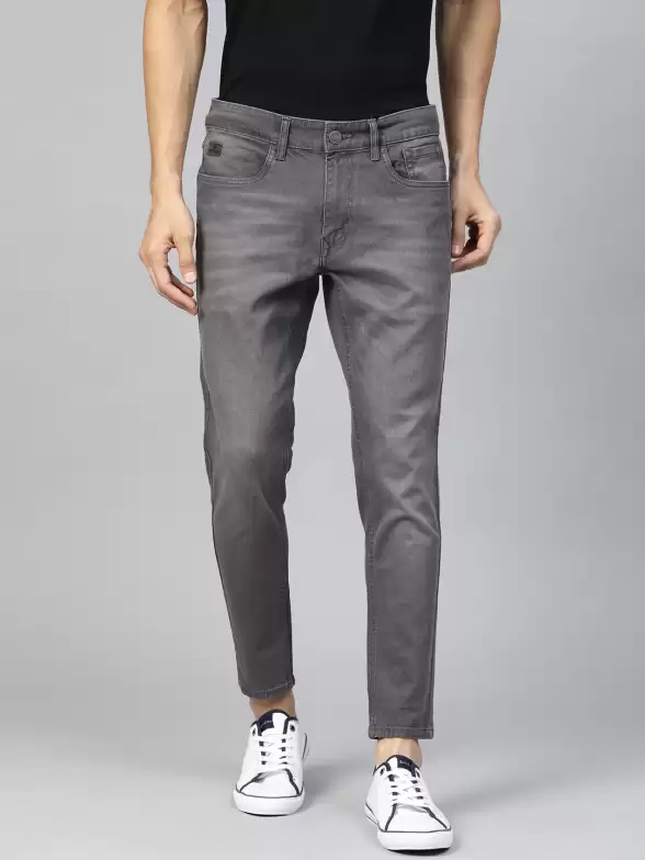 Men Skinny Fit Cropped Jeans - image 7