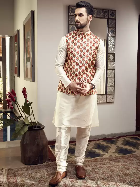 Men Kurta Set & Nehru Jacket - image 7