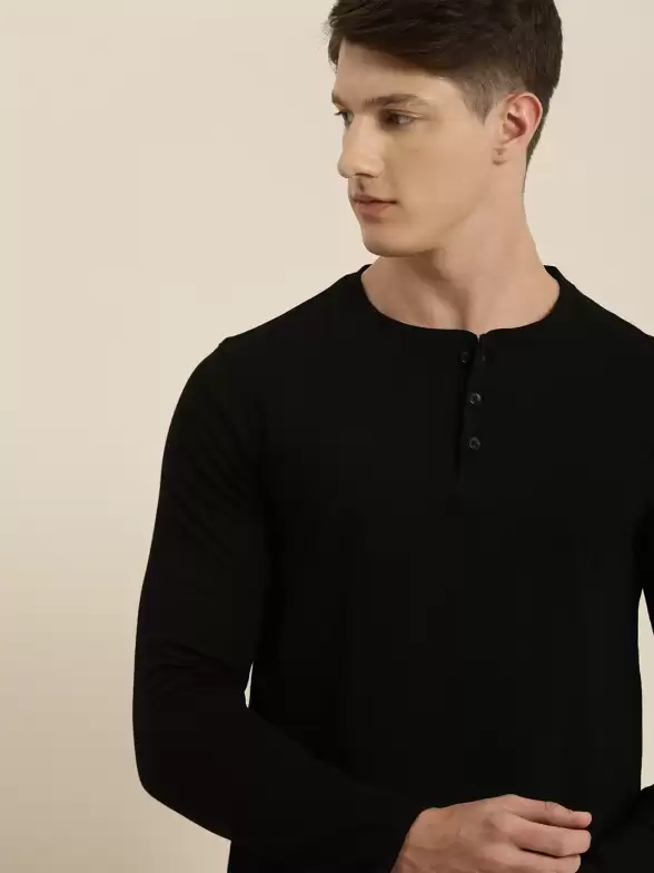 Pure Cotton Henley Pure Cotton T-shirt - image 7