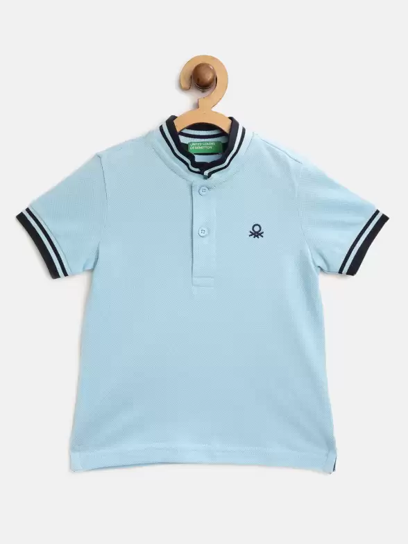 Boys Solid Polo Collar T-shirt - image 7