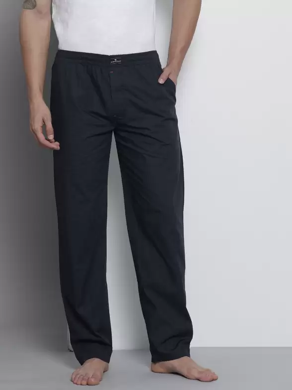 Men Solid Cotton Lounge Pants - image 7