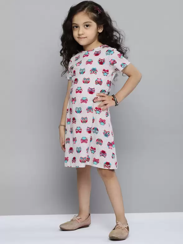 Girls Owl Print Nightdress - image 7