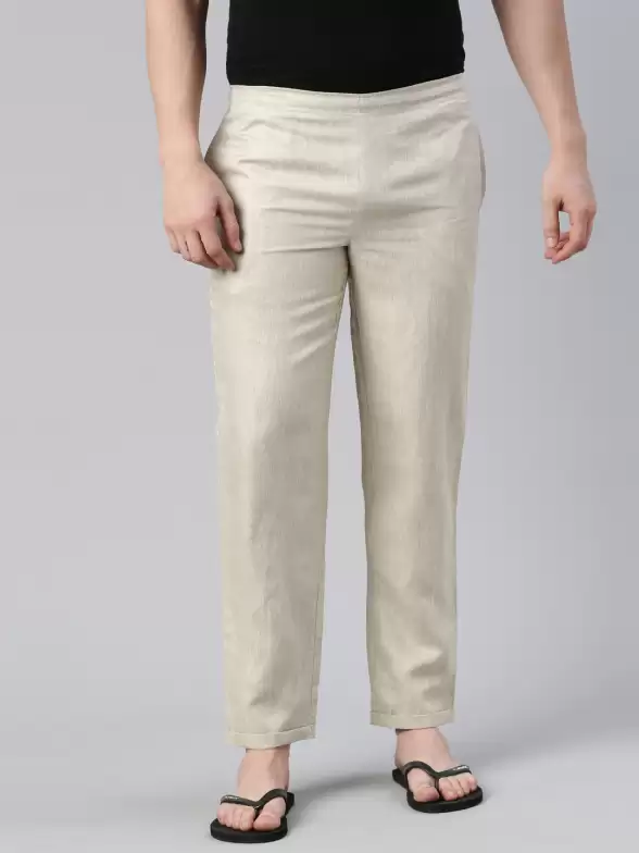 Men Solid Sustainable Lounge Pants - image 7