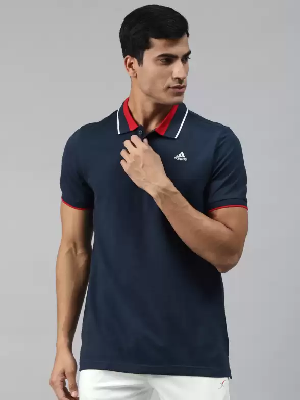 Men ESS Core Polo Cotton Pure Cotton T-shirt - image 7