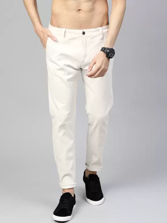 Men Slim Fit Chinos Trousers - image 7