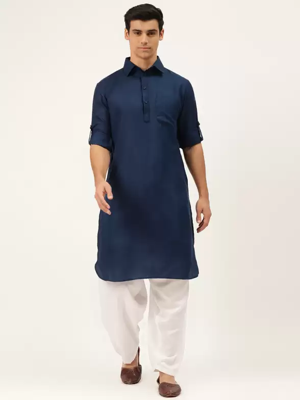 Men Cotton Kurta with Salwar - image 7
