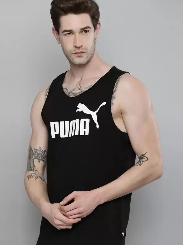 Printed Essential Tank Pure Cotton T-shirt - image 7