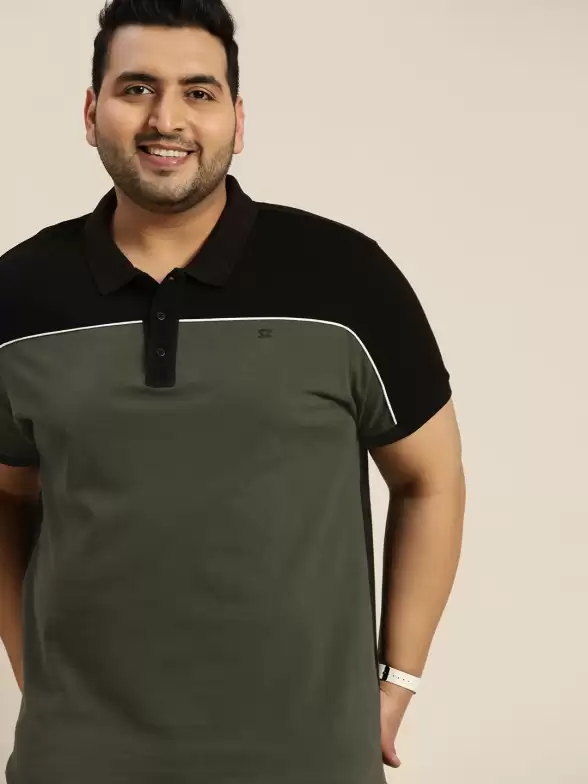Plus Size Polo Collar T-shirt - image 7