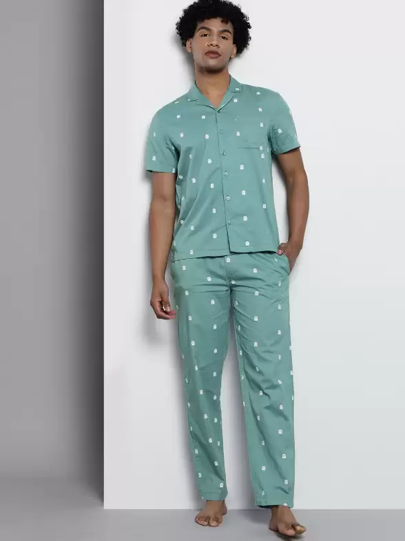 Men Pure Cotton Night Suit - image 7