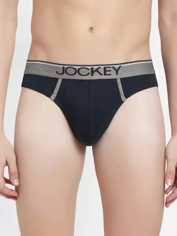 Men Solid Combed Cotton Basic Briefs - image 7
