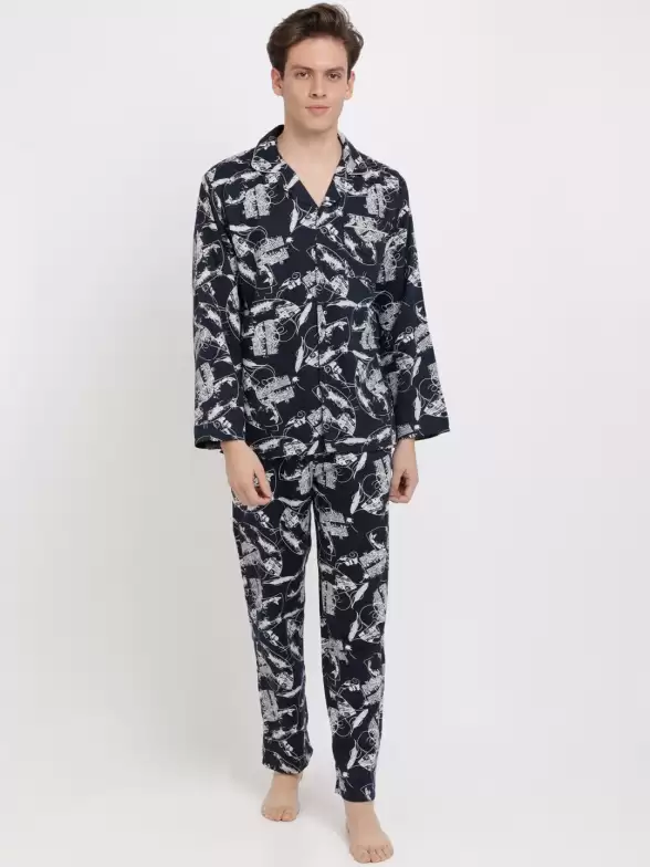 Men Cotton Night suit - image 7