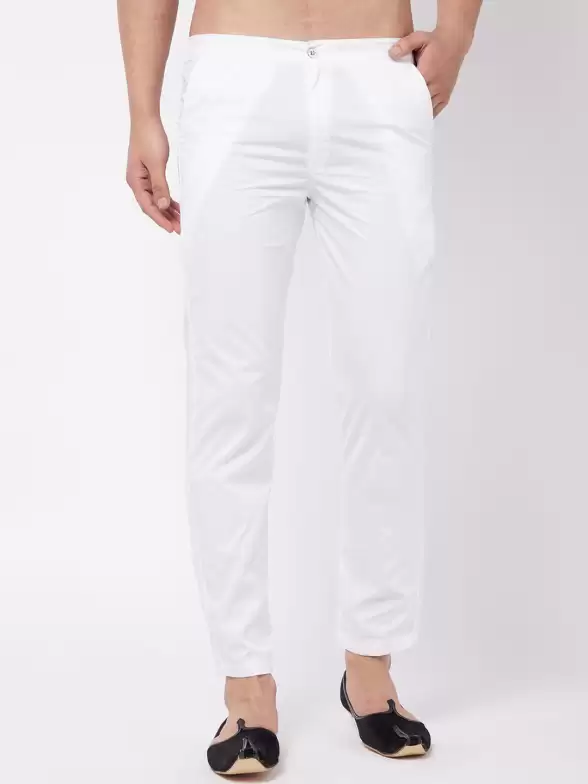 Men Solid Relaxed Fit Cotton Pyjamas - image 7