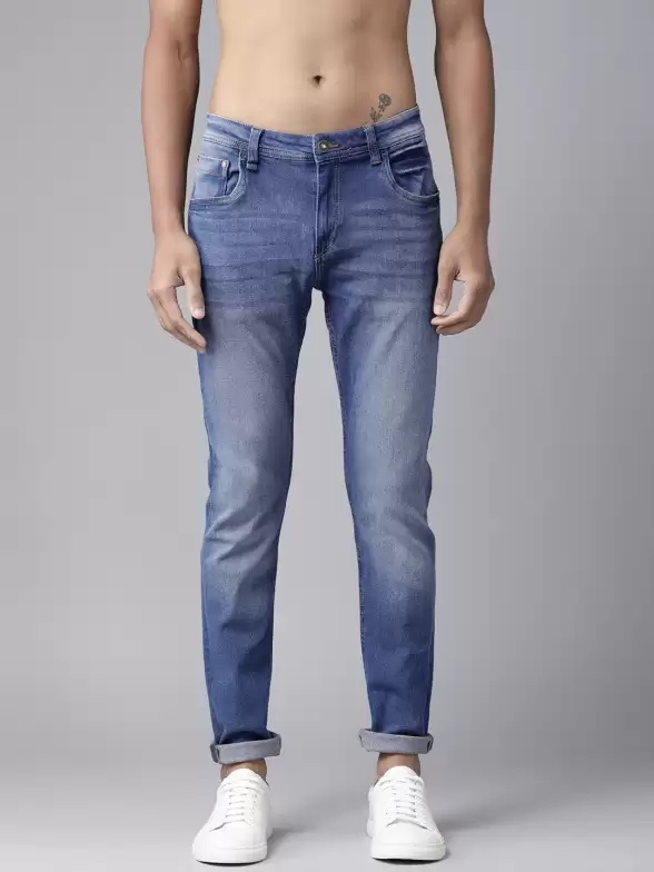 Men Tapered Fit Jeans - image 7