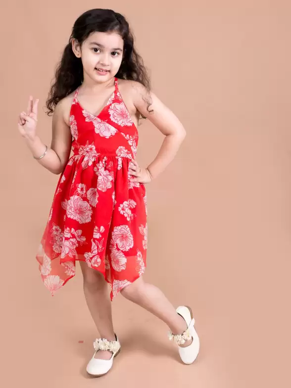Floral Chiffon Dress - image 7