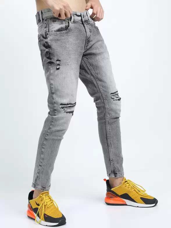 Men Tapered Fit Jeans - image 7